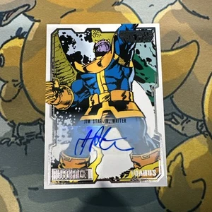 2023 UD Marvel Allegiance Infinity Trilogy Creator Auto THANOS Jim Starlin T01 - Picture 1 of 2