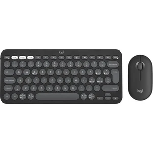 Logitech Pebble 2 Combo tastiera Mouse incluso RF senza fili + Bluetooth QWERTY  - Foto 1 di 5
