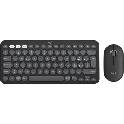 Logitech Pebble 2 Combo tastiera Mouse incluso RF senza fili + Bluetooth QWERTY  - Immagine 1 di 4