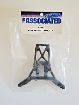 Team Associated #7940 Rear Shock Tower Fits GT2 New Old Stock Factory Sealed - Image 1 of 4