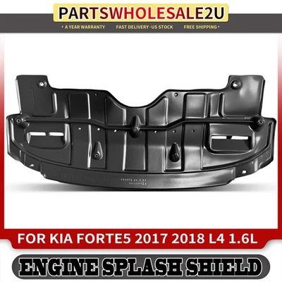 前侧发动机防溅罩适用于起亚 Forte5 2017 - 2018 L4 1.6L 气体掀背车 — 第 1/4 张图片