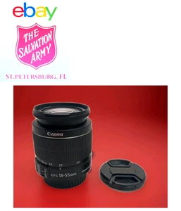 Clean Canon Zoom Lens EF-S 18-55mm f 1:3.5-5.6 IS II Lens w 58mm Front - Picture 1 of 11