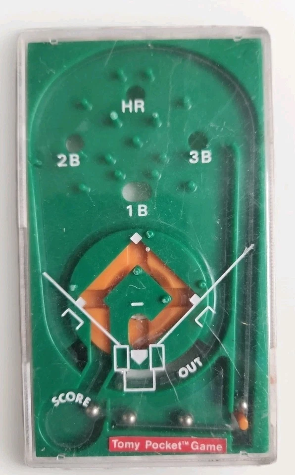Vintage 1975 Tomy Pocket Baseball Game Toy Classic Ages 5 and Up No 7039 - Image 1 of 4