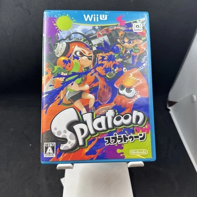 MINT DISC Nintendo Wii U Splatoon NTSC-J CIB Complete Japanese Import 2015 Japan - Image 1 of 3
