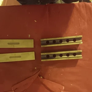 Parallels(4) 1.232" X 1.232" & 1.323" X .253" Good Condition - Picture 1 of 7