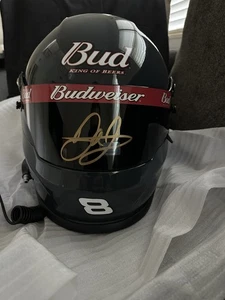 Dale Earnhardt Jr Signed Budweiser Helmet w/ COA – JR Motorsports NASCAR - Picture 1 of 6