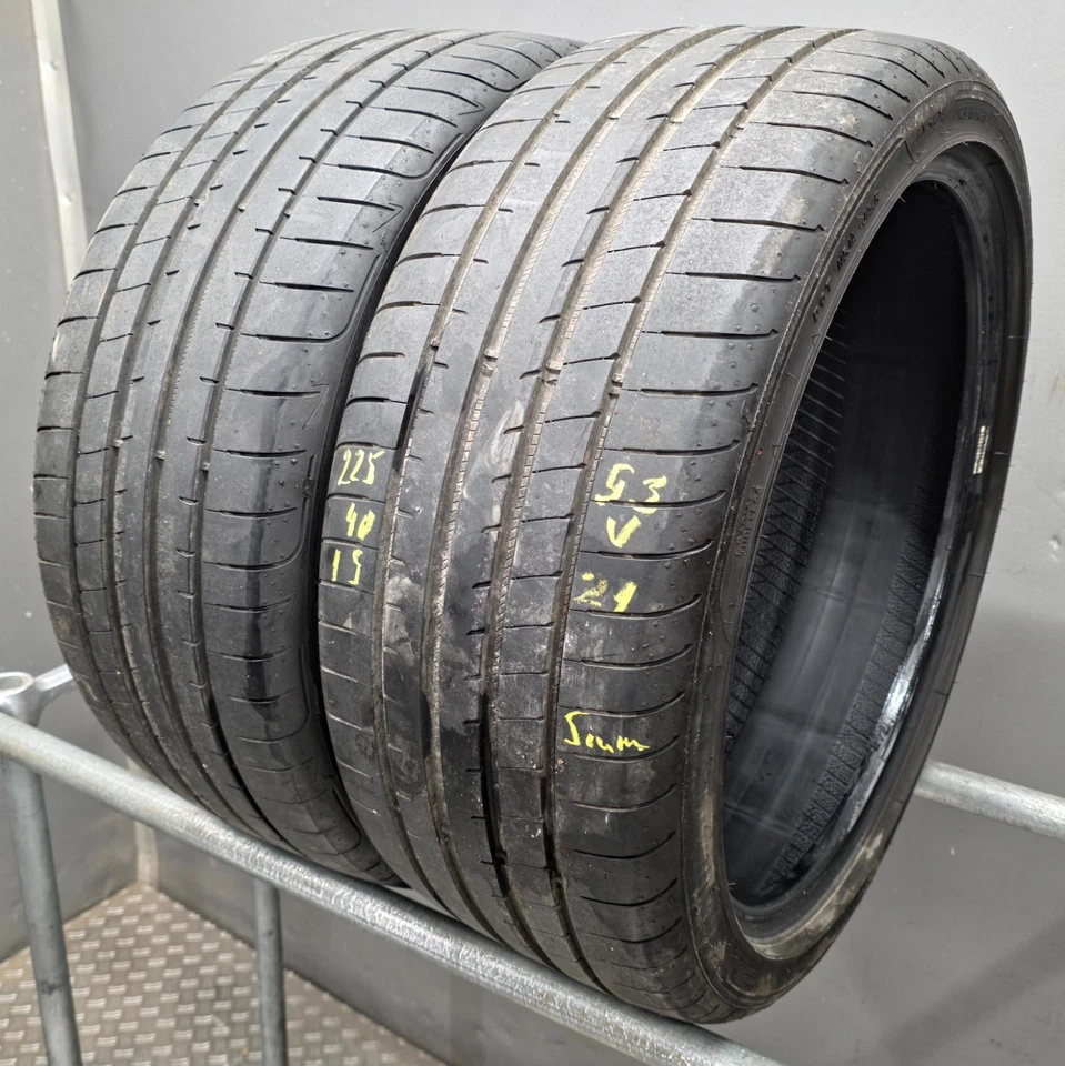 2x Sommerreifen 225/40 R19 93V Goodyear Eagle F1 Asymetric 3 DOT21 5 mm - Bild 1 von 1