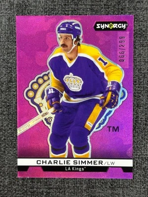 Charlie Simmer 2024-25 Upper Deck Synergy NHL Impressions Magenta #IM-94 /299 - Image 1 of 2