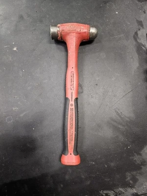 Herramientas a Presión HBBD16O 16oz Bola de Soplado Muerto Peen Martillo Rojo Agarre Suave Foto 1 de 3