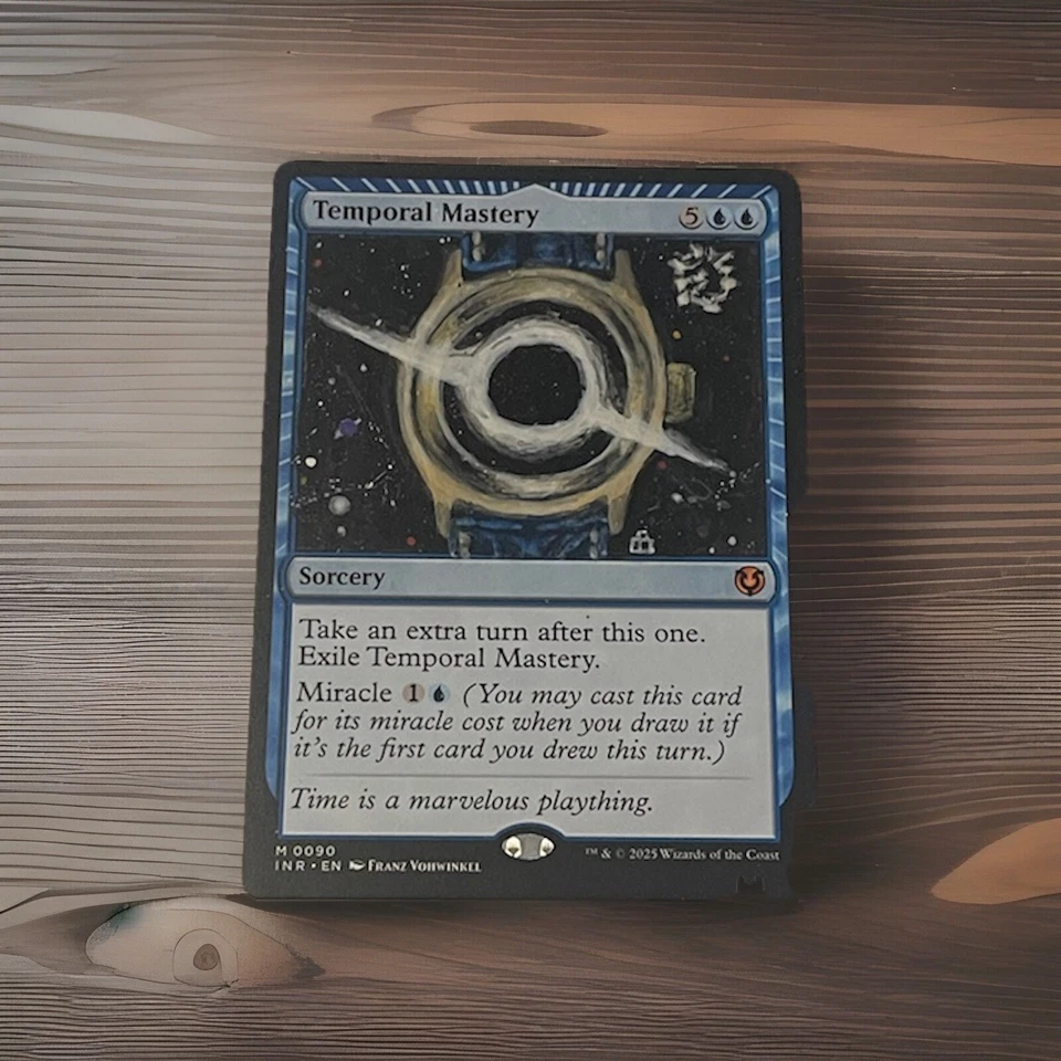 Temporal Mastery Interstellar Hand Painted Alter Mythic Rare Movie Time Walk Mtg - Bild 1 von 1
