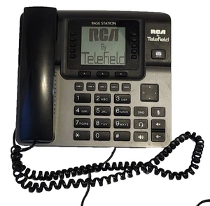 RCA Telefield TC1000 4-line Digital Office Desk Phone Base Station VGUC - Picture 1 of 11