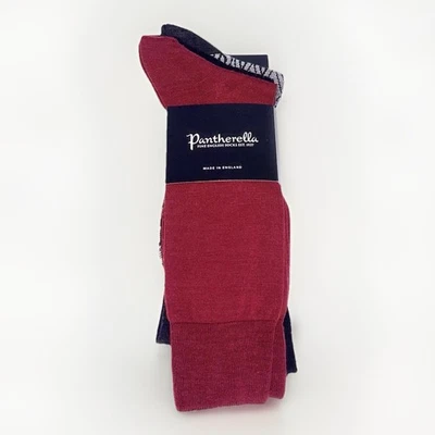 Pantherella Men’s Socks 3 Pack Dress Socks Wool Size Large 10-12 UK Designer New - Image 1 of 4