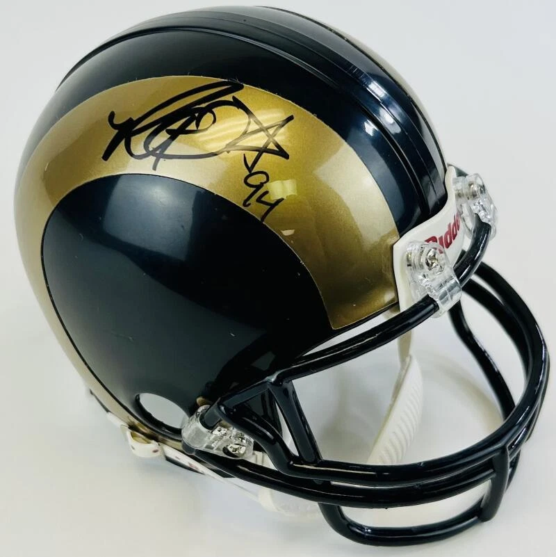 ROBERT QUINN SIGNED ST. LOUIS RAMS MINI HELMET LOS ANGELES TARHEELS AUTOGRAPH K1 - Image 1 of 1