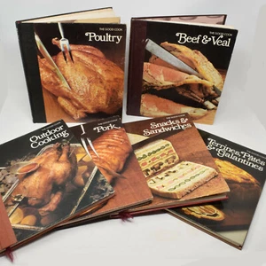 6 Time Life Books The Good Cook Techniques Recipes Beef Veal Poultry Outdoor Por - Imagen 1 de 12