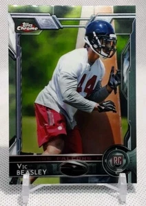 π2015 topps chrome VIC BEASLEY (rookie) #101π *Falcons* *Clemson* - Picture 1 of 2