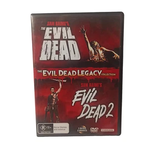 The Evil Dead Legacy Collection 1 2 DVD Horror Fantasy Buddy Cabin Woods Demons - Picture 1 of 10