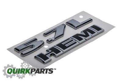 Dodge Jeep Chrysler 5.7L emblema HEMI MOPAR GENUÍNO OE NOVO carregador Ram Challenger - Imagem 1 de 4