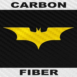 Pegatina de Batman - Compra 1 Obtén 1 Calcomanía de Batman de fibra de carbono gratis - BOGO - Imagen 1 de 3