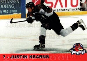2000-01 Rockford Ice Hogs #10 Justin Kearns