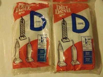 Lot of 5 Dirt Devil Type D Vacuum Bags - Image 1 of 2