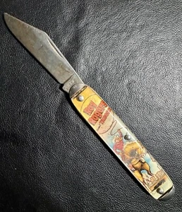 Roy Rogers and Trigger Novelty Western Collector's Pocket Knife USA - Picture 1 of 8