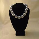 Lydell Nyc Silver Pearl Rhinestone Collar Statement Necklace Nwt $58 Free S&h Vd