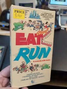 Eat And Run (VHS, 1987) Ron Silver Comedy Horror Sci-Fi Cannibal New World Video - Picture 1 of 4
