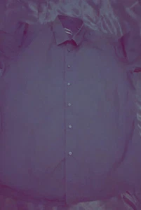 Esprit Slim Fit Short Sleeve Shirt... Black.. Mens - Picture 1 of 3