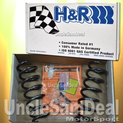 MUELLES DEPORTIVOS DESCENSORES H&R PARA BMW E70 X5 X5M X6M AUTONIVELANTES 1.2"F 1.0"R CAÍDA Foto 1 de 2