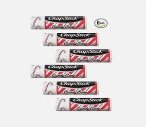 6er Pack ChapStick Limited Edition Zuckerstangengeschmack Lippenbalsam je 0,15 Oz x6 Neu ohne Verpackung - Bild 1 von 7