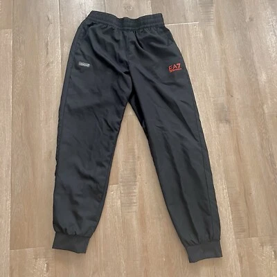 Pantalones de chándal EA7 Emporio Armani para hombre Ventus forrados de carga, negros, pantalones deportivos S Foto 1 de 4