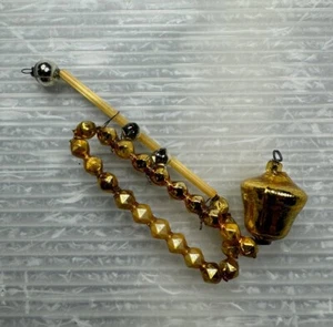 vintage CHRISTOPHER RADKO Beaded Saxophone Musical Instrument Christmas Ornament - Picture 1 of 11