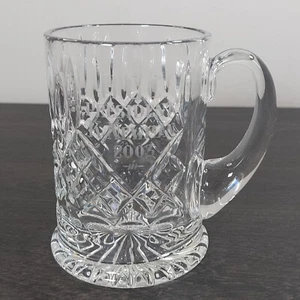 Stuart Crystal Shaftesbury Tankard Beer Mug Pint Glass 13cm Height Engraved - Picture 1 of 9