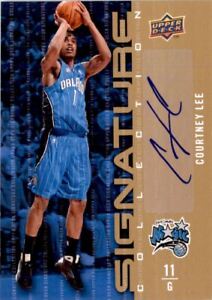 2009-10 Upper Deck Signature Collection #54 Courtney Lee Auto