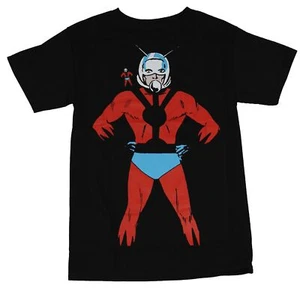 Ant-Man Marvel Adult New T-Shirt - Old School Comic Big Little Hands hips - Picture 1 of 1