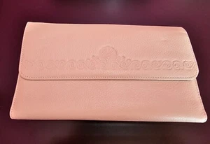 ROLFS ivory genuine leather women's clutch wallet cowhide trifold - never used - Picture 1 of 8