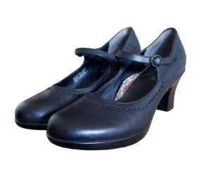 Dansko Bett Nappa Black Mary Jane Style Heel With Strap Women's Size 11 EU 41 - Picture 1 of 11