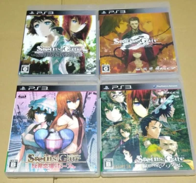 Steins Gate 4Games set Sony Playstation 3 PS3 Japanese ver Tested - Image 1 of 4