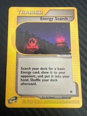 Pokémon TCG Energy Search Expedition Base Set 153/165 Regular Common VLP - Image 1 of 2