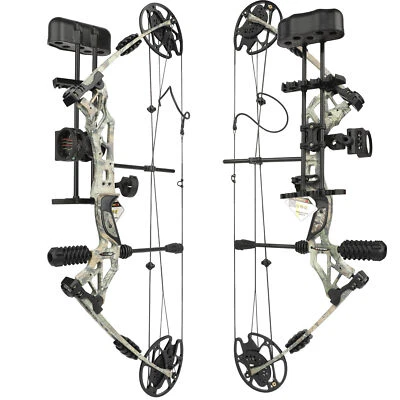 Compound Bow 30-60lbs High-Strength Alloy Bow Riser Let-off 80% Outdoor Shooting - Image 1 of 4
