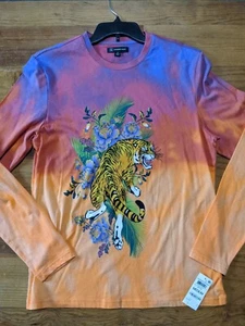 INC Tiger Shirt Sonoma Sunset Medium Tye Die Langarm - Bild 1 von 5
