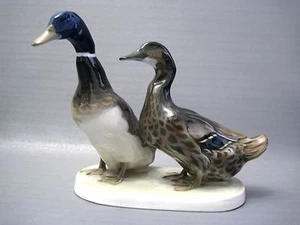 ROSENTHAL FIGUR GRUPPE ALS ZWEI ENTEN.W.ZÜGEL - Picture 1 of 1