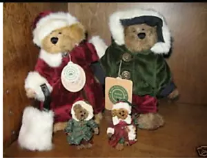 Boyd's Special Set #9227 Plush Mathew & Bailey w/ Resin Ornament 1998 180419 - Picture 1 of 9