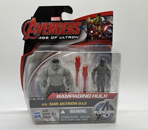 Marvel Initiative Avengers Age of Ultron Rampaging Hulk vs Sub-Ultron 012