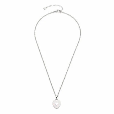 Leonardo Jewels Halskette Eviva Halsschmuck Kette Modeschmuck Edelstahl Perlmutt - Bild 1 von 4