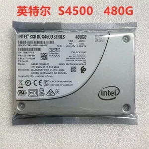 Intel 480GB S4500 DC Series SSD 2.5”SATA3 Solid State Drive SSDSC2KB480G7P - Picture 1 of 2
