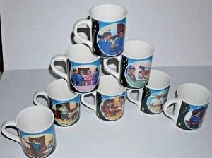 Programa de televisión Hamilton Co Jackie Gleason Honeymooners 8 diferentes Tazas oficiales HALLAZGO RARO - Imagen 1 de 9