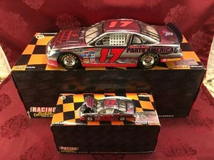 DARRELL WALTRIP #17 Chevy 1997 Parts America “Chrome” 1/24 Car 1/64 Diecast  SET - Picture 1 of 12
