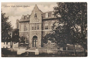 1916 PC: Street View of girls' High School – Quebec City, QC, Canada - Picture 1 of 2