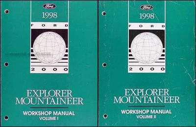 1998 Ford Explorador Mercury Alpinista Tienda Manual Juego Reparación Servicio - Imagen 1 de 3